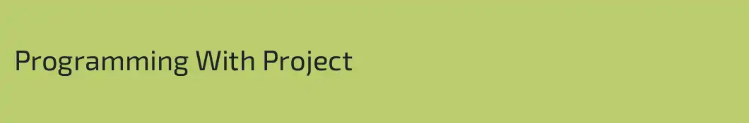 Programming With Project